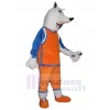 Loup costume de mascotte
