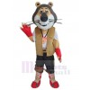 Tigre costume de mascotte