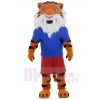 Tigre costume de mascotte