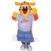 Tigre costume de mascotte