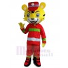 Tigre costume de mascotte