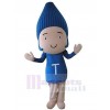 Bonhomme de neige costume de mascotte