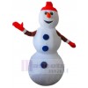 Bonhomme de neige costume de mascotte