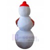 Bonhomme de neige costume de mascotte