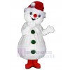 Bonhomme de neige costume de mascotte