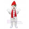 Bonhomme de neige costume de mascotte