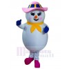 Bonhomme de neige costume de mascotte