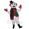 Bonhomme de neige costume de mascotte