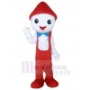 Bonhomme de neige costume de mascotte