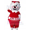 Bonhomme de neige costume de mascotte