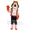 Lion costume de mascotte