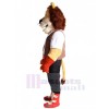 Lion costume de mascotte