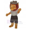 Lion costume de mascotte