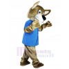 Léopard costume de mascotte