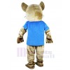 Léopard costume de mascotte