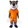 Léopard costume de mascotte