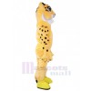 Léopard costume de mascotte