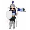 chevalier costume de mascotte