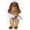 Chien costume de mascotte