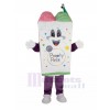 Crème glace costume de mascotte