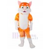 chat costume de mascotte