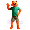 Chat costume de mascotte