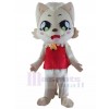 Chat costume de mascotte
