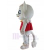 Chat costume de mascotte