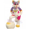 Loup costume de mascotte