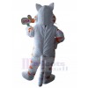 Chat costume de mascotte