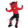 Diable costume de mascotte