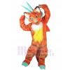 dragon costume de mascotte