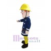 Homme costume de mascotte