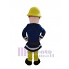 Homme costume de mascotte