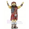 Heureux Highlander Avec Kilt Mascotte Costume Dessin animé
