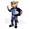 Pilote Léopard costume de mascotte