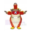 Astronaute manchot costume de mascotte