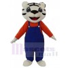 Tigre costume de mascotte