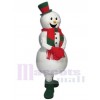 Bonhomme de neige costume de mascotte