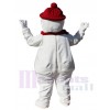 Bonhomme de neige costume de mascotte