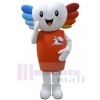 Bonhomme de neige costume de mascotte