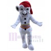 Bonhomme de neige costume de mascotte