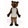 Foncé marron Ours Mascotte Costume Animal