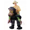 Gorille Singe Porter moi Balade sur Orang-outan Gibbon Chimpanzé Gonflable Halloween Noël Les costumes pour Adultes