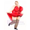 Joufflu Sexy Dame Danseur Barmaid Gonflable Halloween Noël Les costumes pour Adultes