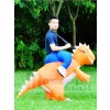 Orange Dinosaure Porter moi Balade Sur T-rex Gonflable Halloween Noël Les costumes pour Adultes