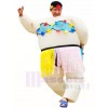 hawaïen Danse Hula Jupe Gonflable Halloween Noël Les costumes pour Adultes