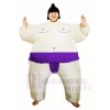 Violet Japonais Graisse Homme Sumo Gonflable Halloween Noël Les costumes pour Adultes