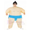 Bleu Japonais Graisse Homme Sumo Gonflable Halloween Noël Les costumes pour Des gamins