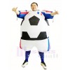 Monde Coupe France Football Joueur Gonflable Halloween Noël Les costumes pour Adultes
